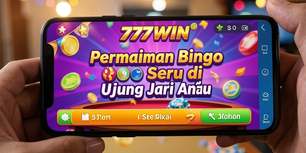 Tampilan gameplay seru dalam aplikasi Bingo 777WIN.