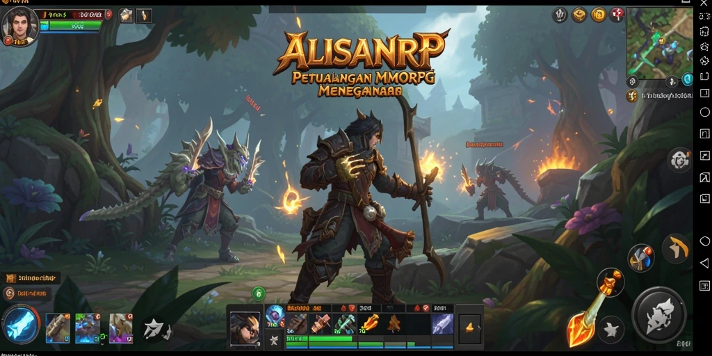 Gameplay seru dan mendalam dalam ALISANRP.