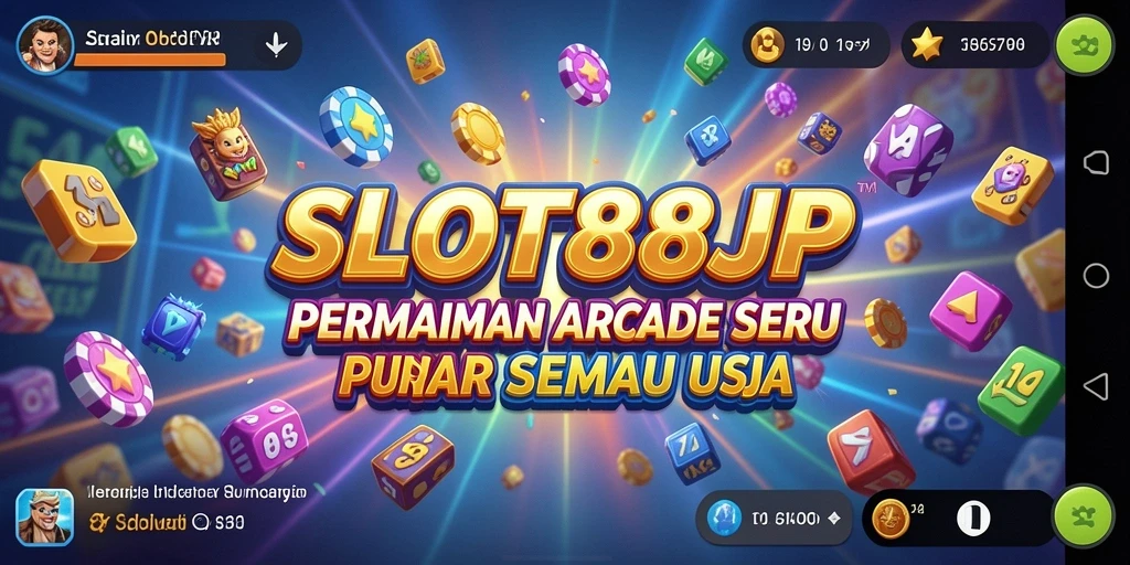Tampilan screenshot utama <strong>SLOT88JP</strong> dengan aksi gameplay Arcade yang seru.